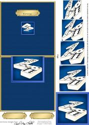 Dominoes Easy Over the Edge Card N Spiral Pyramid