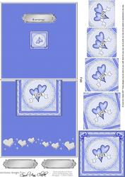 Love Hearts No-hole Over the Edge Card N Spiral Pyramid