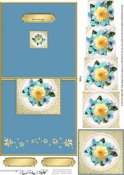 Flowers and Pearls No-hole Over the Edge N Spiral Pyramid