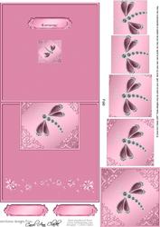 Dragonfly No-hole Over the Edge Card N Spiral Pyramid