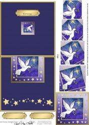 Xmas Dove No-hole Over the Edge N Spiral Pyramid