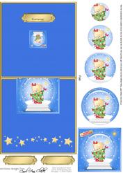 Rosie's Tree Snowglobe No-hole Over the Edge Circle Pyramid
