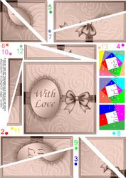 With Love Twisted Spiral Side Stacker