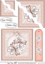 Dreamy Dragonflies - Wavey Corner Stacker