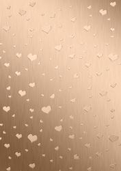 Metallic Romantic Hearts Matching Backing Paper