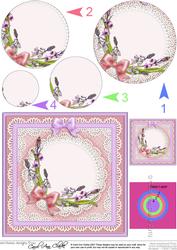 Bluebells Circle Pyramage Topper