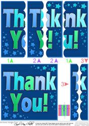 Thank You Scallop Edge Side Stacker