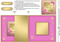 Birthday Friend No-hole Fold Back Card