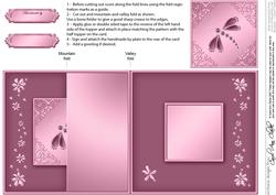 Dragonfly No-hole Fold Back Card