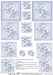 Dreamy Dragonflies Twisted Pyramage Sheet