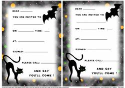Spooky Halloween Invites