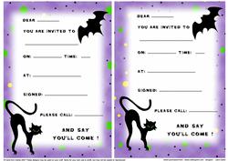 Spooky Halloween Invites