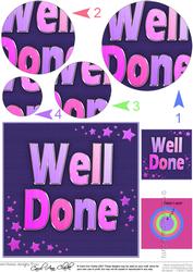 Well Done Circle Pyramage Topper
