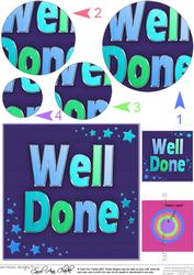 Well Done Circle Pyramage Topper