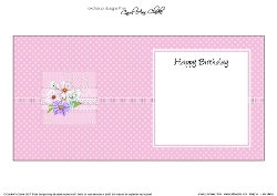 A Touch of Elegance Flowers, Pearls and Lace square landscape insert
