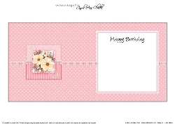 A Touch of Elegance Flowers, Pearls and Lace square landscape insert