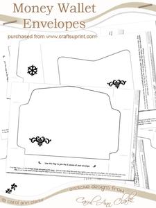 Money or Gift Wallet Card Envelope Kit