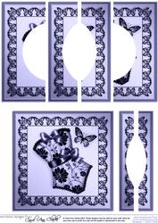 Elegant Boudoir Quick Card with Circular Side Stacker