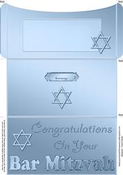 Bar Mitzvah Money or Gift Wallet and Card