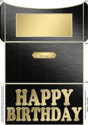 Elegant Birthday Money or Gift Wallet and Card