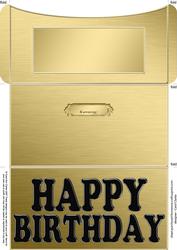 Elegant Birthday Money or Gift Wallet and Card