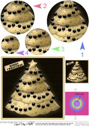 Xmas Tree Circle Pyramage Topper