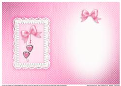 Greetings, Lace and Pearls Matching Insert A5 Portrait