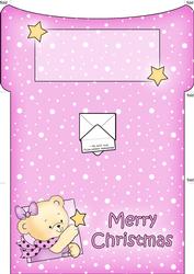 Rosie's Christmas Star Money or Gift Wallet and Card