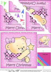 Rosie's Christmas Star Wavy Corner Side Stacker Topper