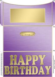 Elegant Birthday Money or Gift Wallet and Card