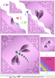 Diamante Dragonfly - Wavey Corner Stacker