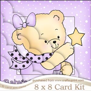 8 x 8 Rosie's Star Baby's 1st Xmas Scalloped Corner Kit