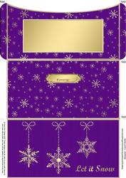 Elegant Let It Snow Money or Gift Wallet and Card