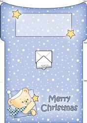Robert's Xmas Star Money or Gift Wallet and Card
