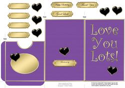 Love You Lots Lottery Wallet Card