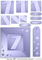 7th Metallic Age Quick Card with Twisted Pyramage