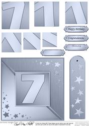 7th Metallic Age Quick Card with Twisted Pyramage
