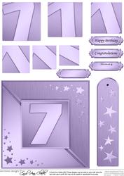 7th Metallic Age Quick Card with Twisted Pyramage