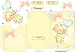 Robert's Balloon New Baby Lottery Wallet Card