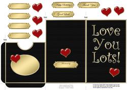 Love You Lots Lottery Wallet Card