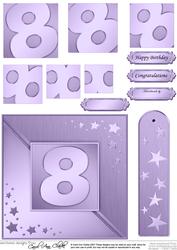 8th Metallic Age Quick Card with Twisted Pyramage