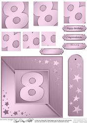 8th Metallic Age Quick Card with Twisted Pyramage