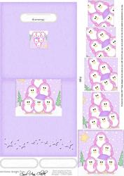 Penguin Tree Felties No-hole Over the Edge N Spiral Pyramid