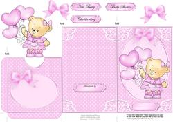 Rosie's Balloon New Baby Lottery Wallet Card