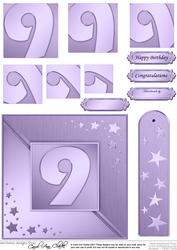 9th Metallic Age Quick Card with Twisted Pyramage