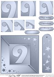 9th Metallic Age Quick Card with Twisted Pyramage