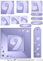 9th Metallic Age Quick Card with Twisted Pyramage
