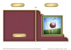 Cricket Cut and Fold Corner Card