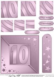 10th Metallic Age Quick Card with Twisted Pyramage