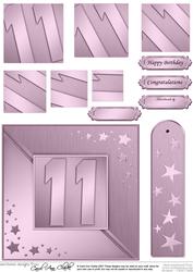 11th Metallic Age Quick Card with Twisted Pyramage